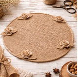 Souplast jogo americano de rosas 36 cm 4 unidades