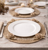 Souplast jogo americano de rosas 36 cm 4 unidades