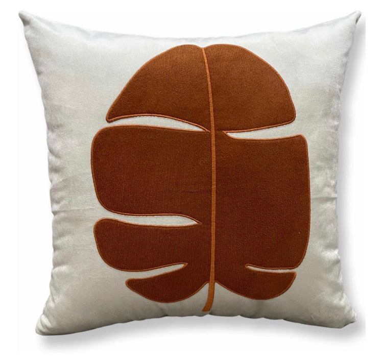 Kit 4 Capas Almofadas Decorativa Bordada 45x45 Tecido Suede