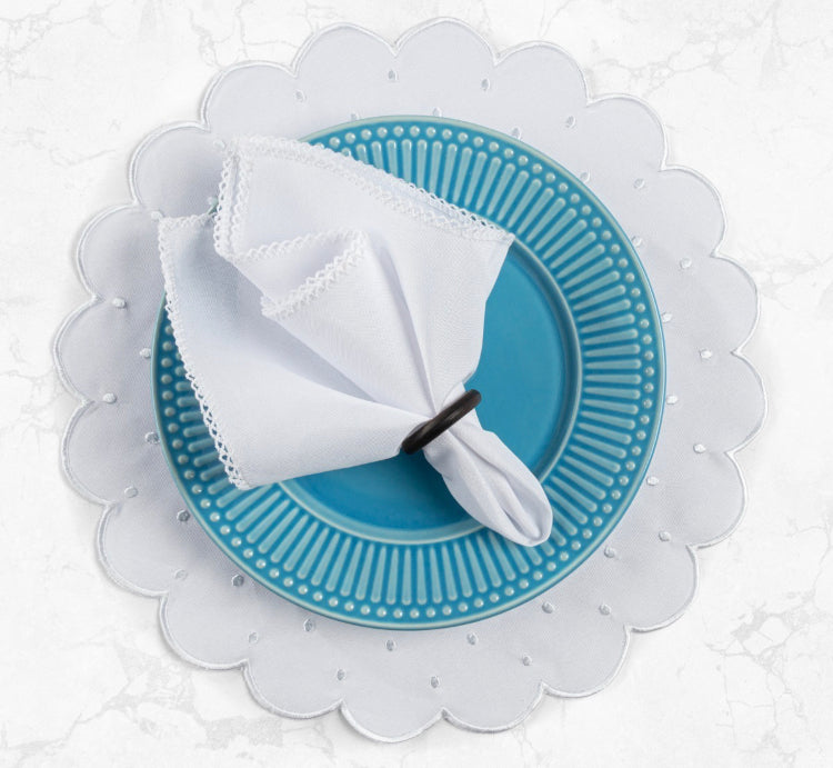 Jogo Americano Bordado Mesa Posta Kit 06 Americanos Promoção