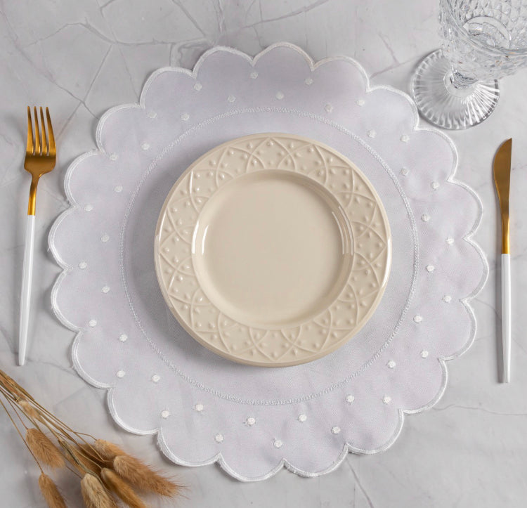 Jogo Americano Bordado Mesa Posta Kit 06 Americanos Promoção