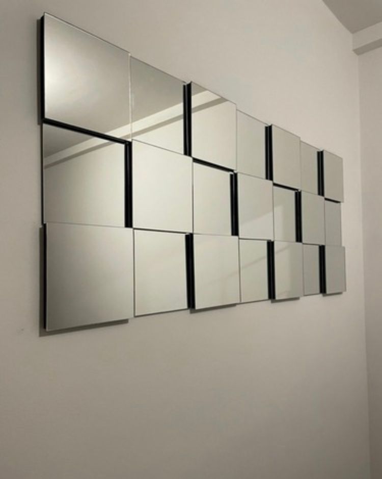 Espelhos Decorativos Vidro 3d Liverpool Corpo Inteiro Sala Cor da moldura Preto