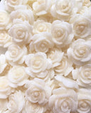 kit 03 formas de silicone mini rosas, coração e margarida