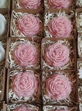ROSA DE VELA AROMATICA COM EMBALAGEM EM PAPEL KRAFT - UNIDADE