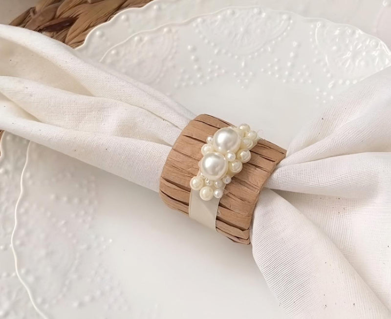 Porta Guardanpo com Rafi e perolas - 6 unidades