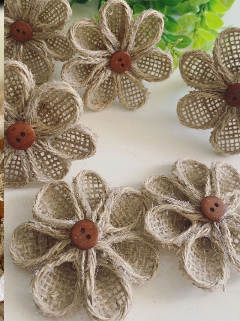 Port Guardanapo Floral com botoes