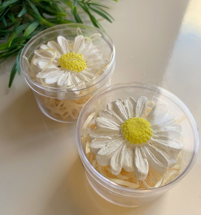 10 margaridas no pote lembrancinha mini velas aromaticas
