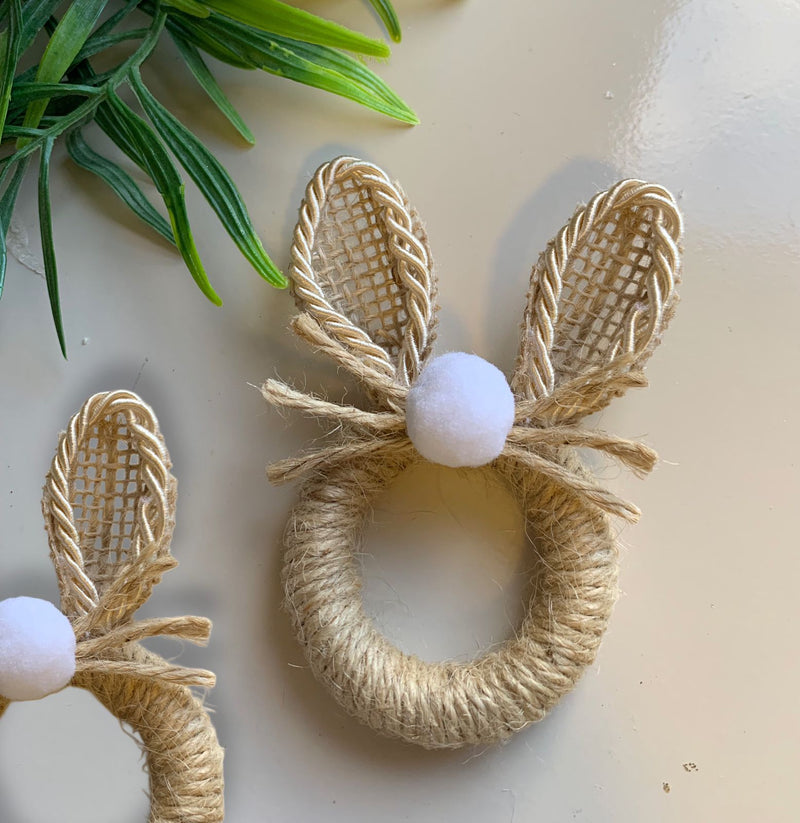 Porta Guardanapo de gatinho com aro de madeira