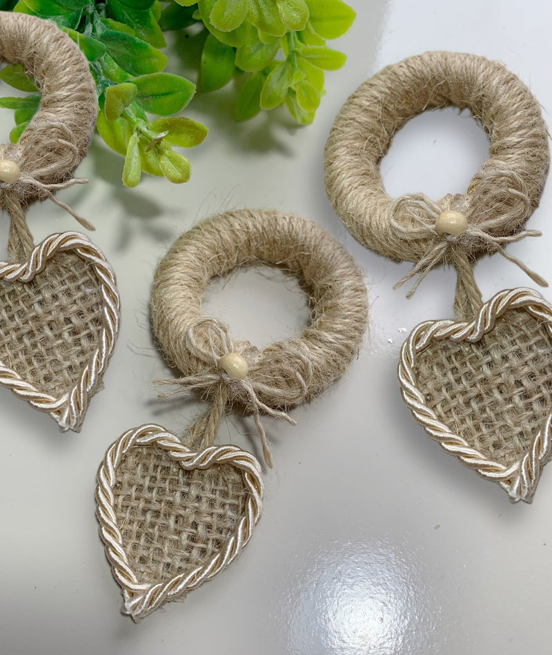 Porta Guardanapo Dia das maes com pingente coracao