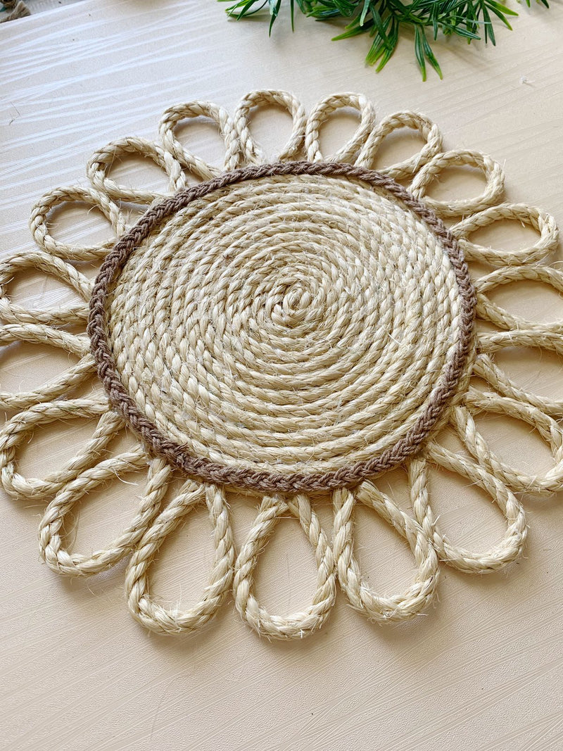 Souplast jogo americano em sisal luxo arabesco 4 unidades